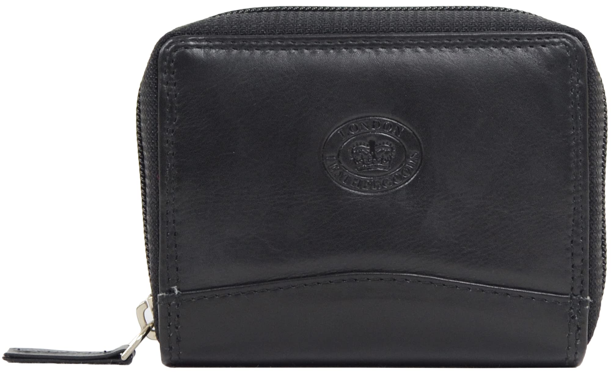 Porte-cartes en cuir véritable - 20 emplacements pour cartes de crédit - Porte-cartes de visite pour homme - Portefeuille accordéon avec fermeture éclair sécurisée, rose