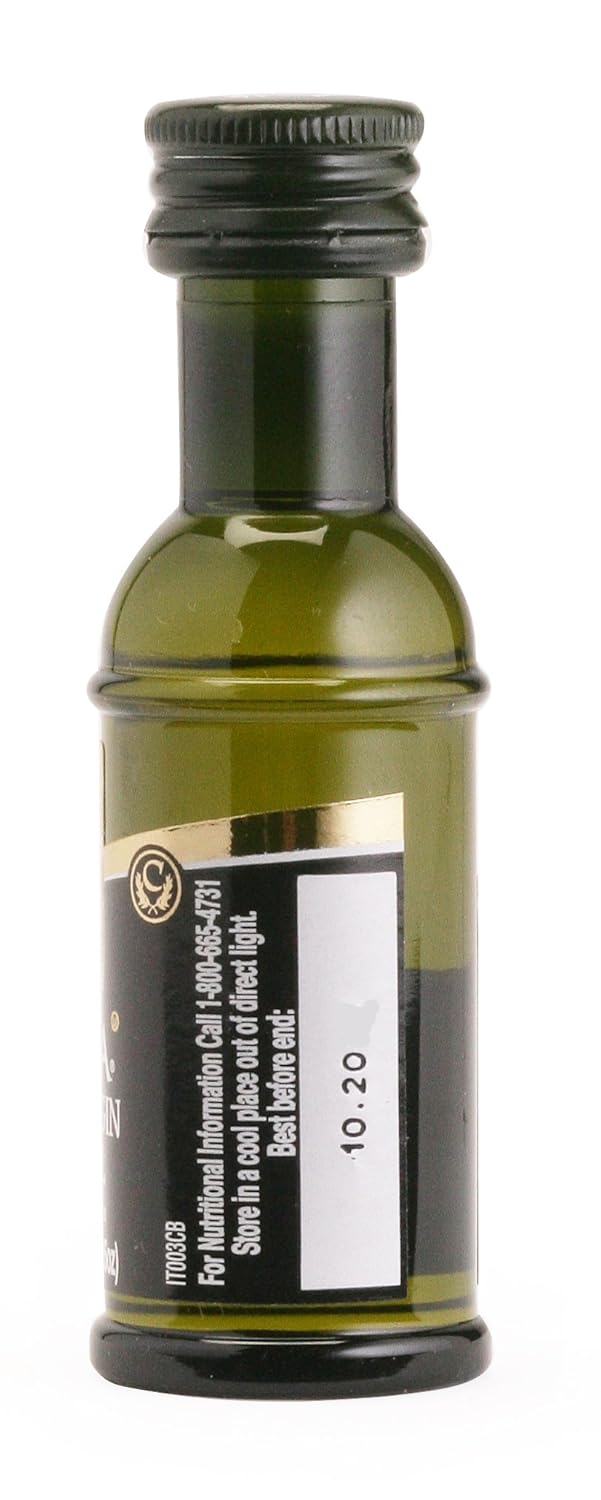 Colavita Premium Italian Extra Virgin Olive Oil Mini Bottles, 0.85 fl. oz. (Pack of 240)