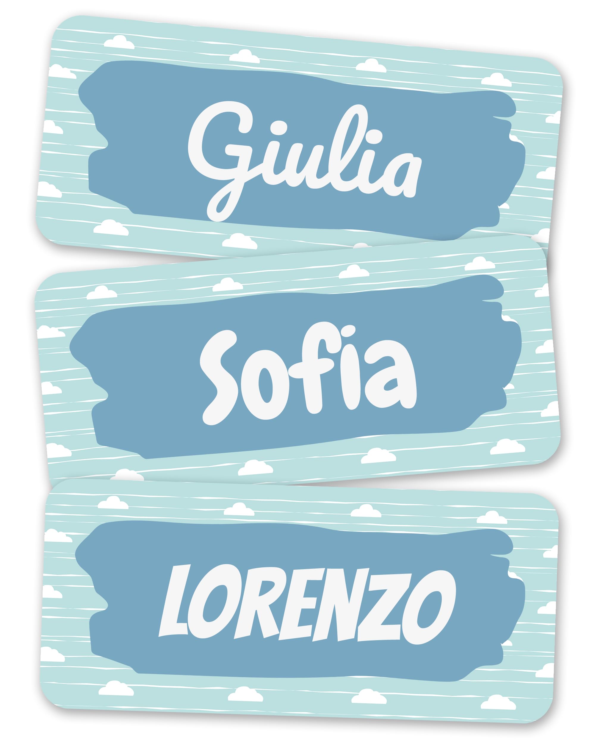 Etichette Adesive Personalizzate Per Bambini Melu Kids - 50 Pezzi, Lavabili, No Stiratura - Foto 4