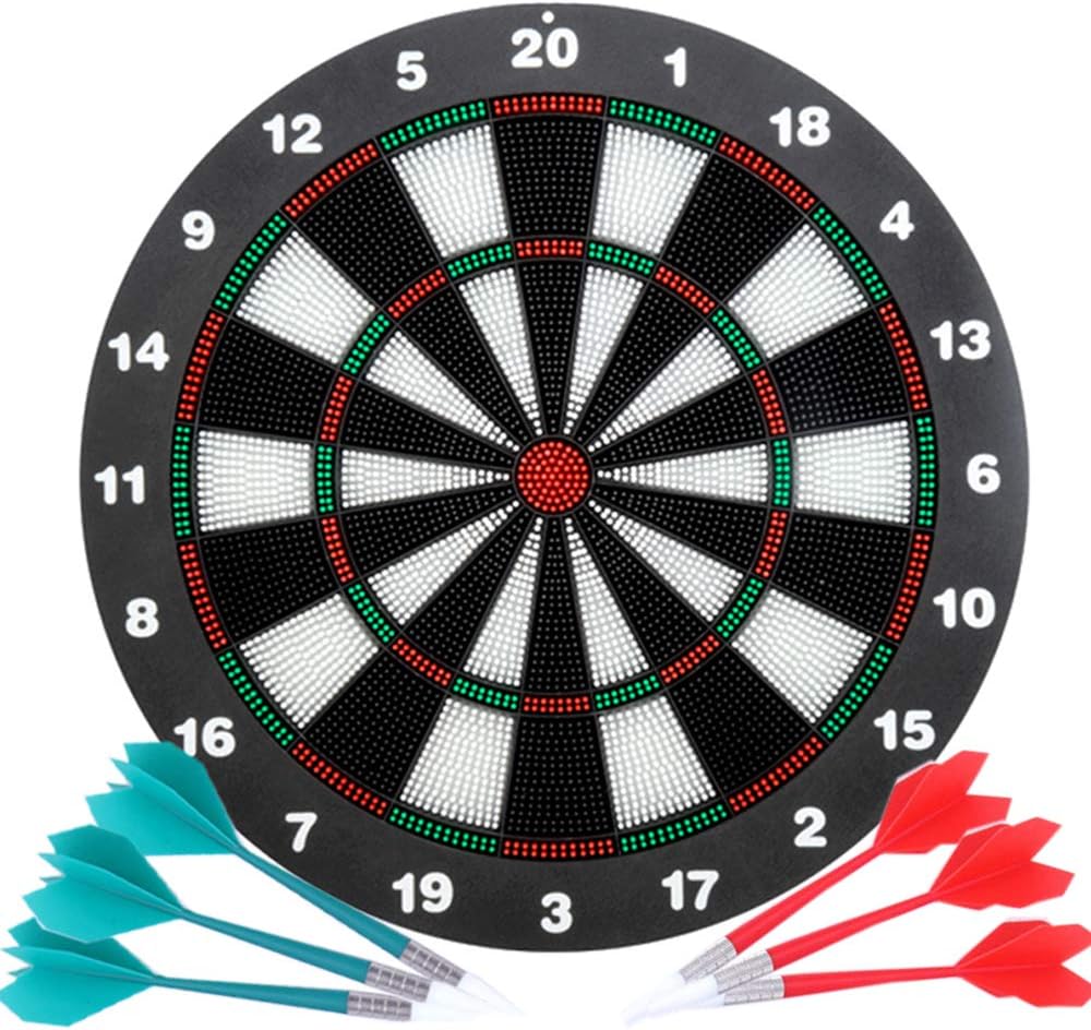 Safety Dart Board Set for Kids and Adults 16 Inch