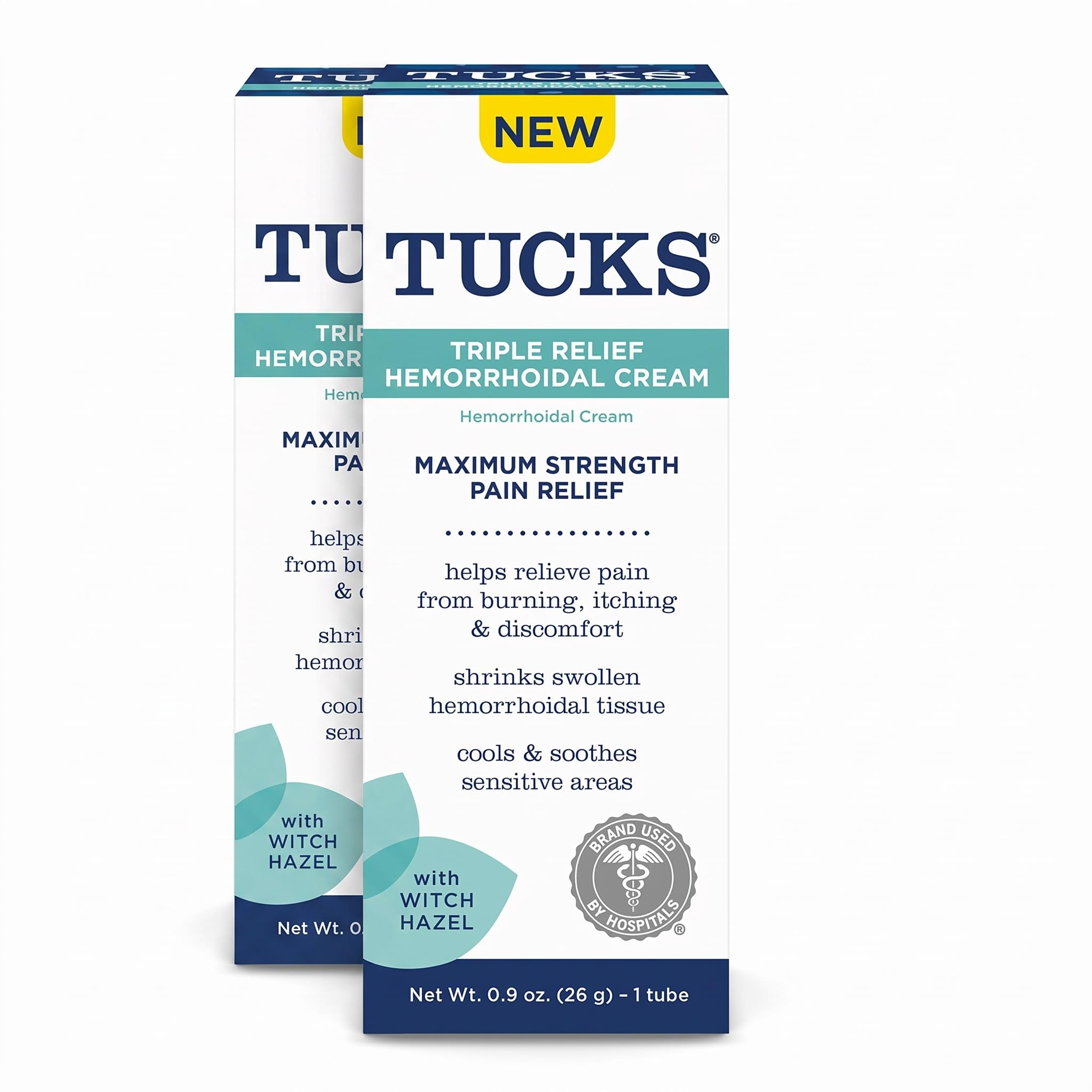 Tucks Triple Relief Hemorrhoidal Cream, Hemorrhoid Treatment, 0.9 oz — Amazon image 8
