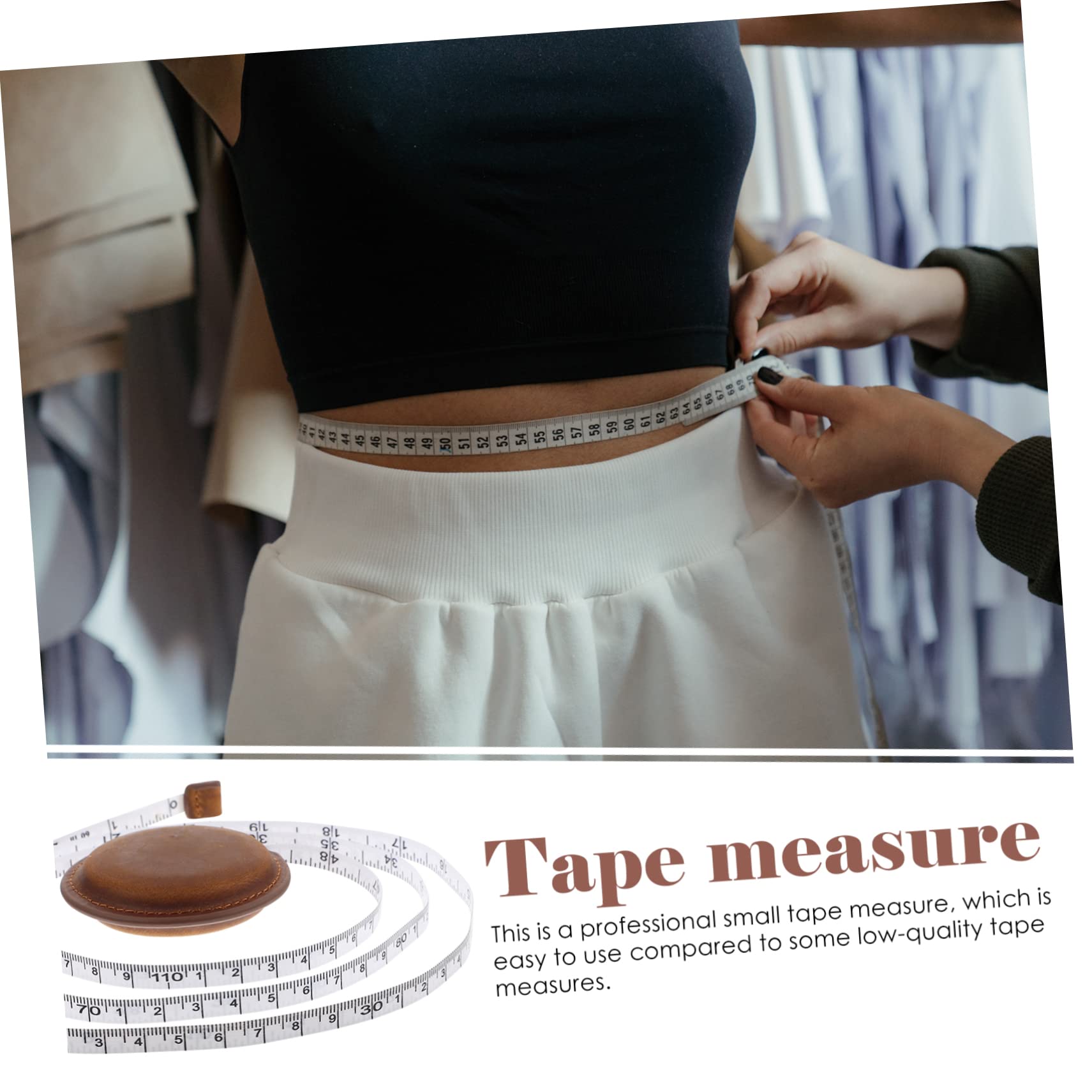 Lurrose 3piezas Cinta Métrica Retráctil De Vintage Para Medidas De Cuerpo y Costura Medidor De Longitud Herramienta Práctica y Duradera Para Sastrería y Manualidades