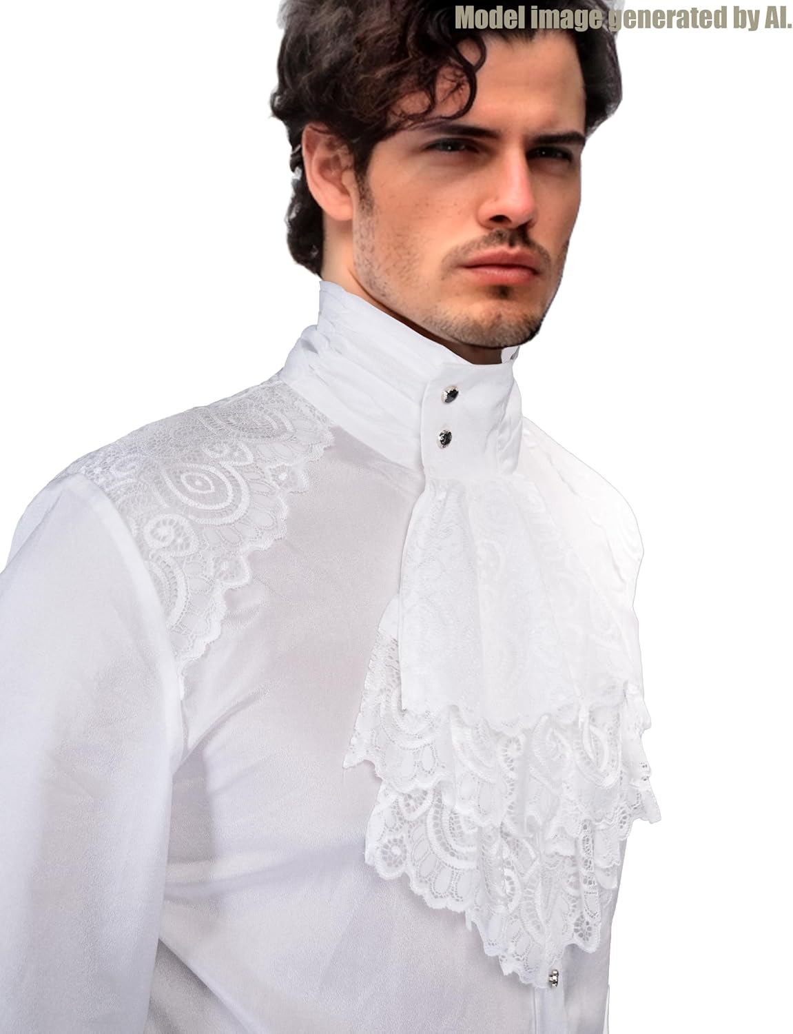 Mens Pirate Vampire Shirt Renaissance Victorian Medieval Gothic Shirt