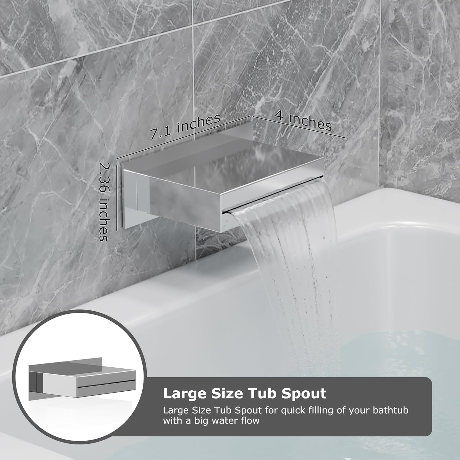 TRE Home Shower Faucet Set Rain Shower Head with Handheld Spray, Shower Valve Kit Shower Faucet, Shower System Shower Set, Bathroom Shower Faucet Set Shower Fixtures (Chrome)