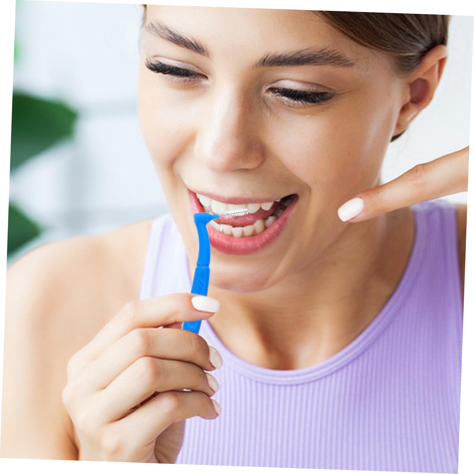 MAGICLULU 250 Pz Spazzolino Interdentale Spazzolini Interdentali Spazzolino Da Denti Scovolino Interdentale Spazzolino Per La Pulizia Dei Denti Spazzolino Interprossimale Plastica