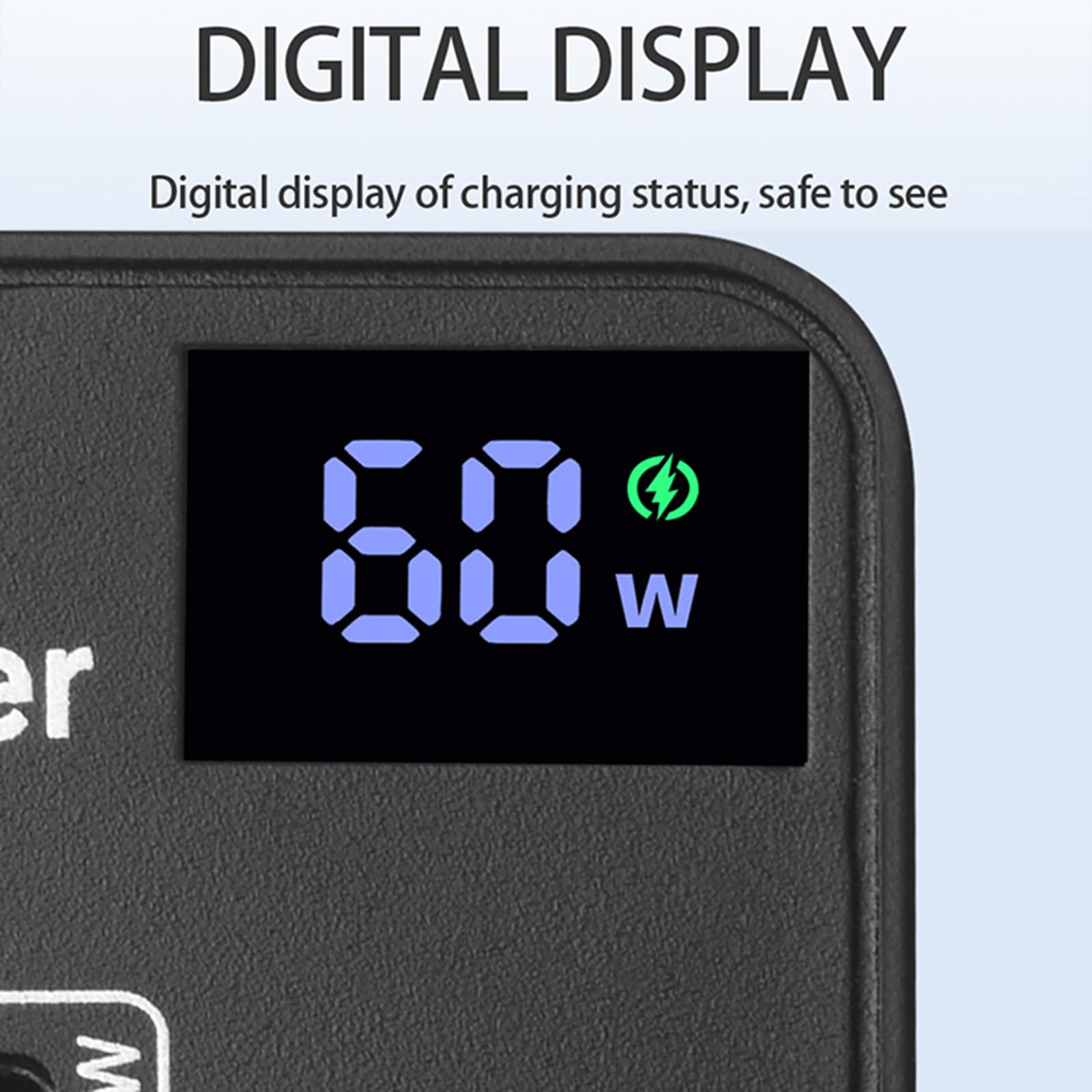 Adattatore da viaggio universale USB a ricarica rapida da 60 W nero PD45W Mini caricatore multifunzione per telefono cellulare portatile,A