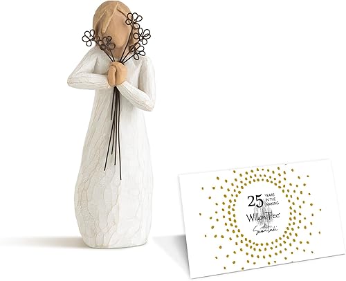 Miniatura 8 de Figura decorativa que representa la amistad de Willow Tree