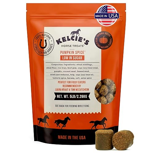 Kelcies Pumpkin Spice Horses Treats 5 Pound