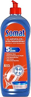 Somat Klarspüler mit Extra Trocken Effekt, 750 ml, für unschlagbaren Glanz auf Gläsern und Geschirr sowie Kalk-Schutz