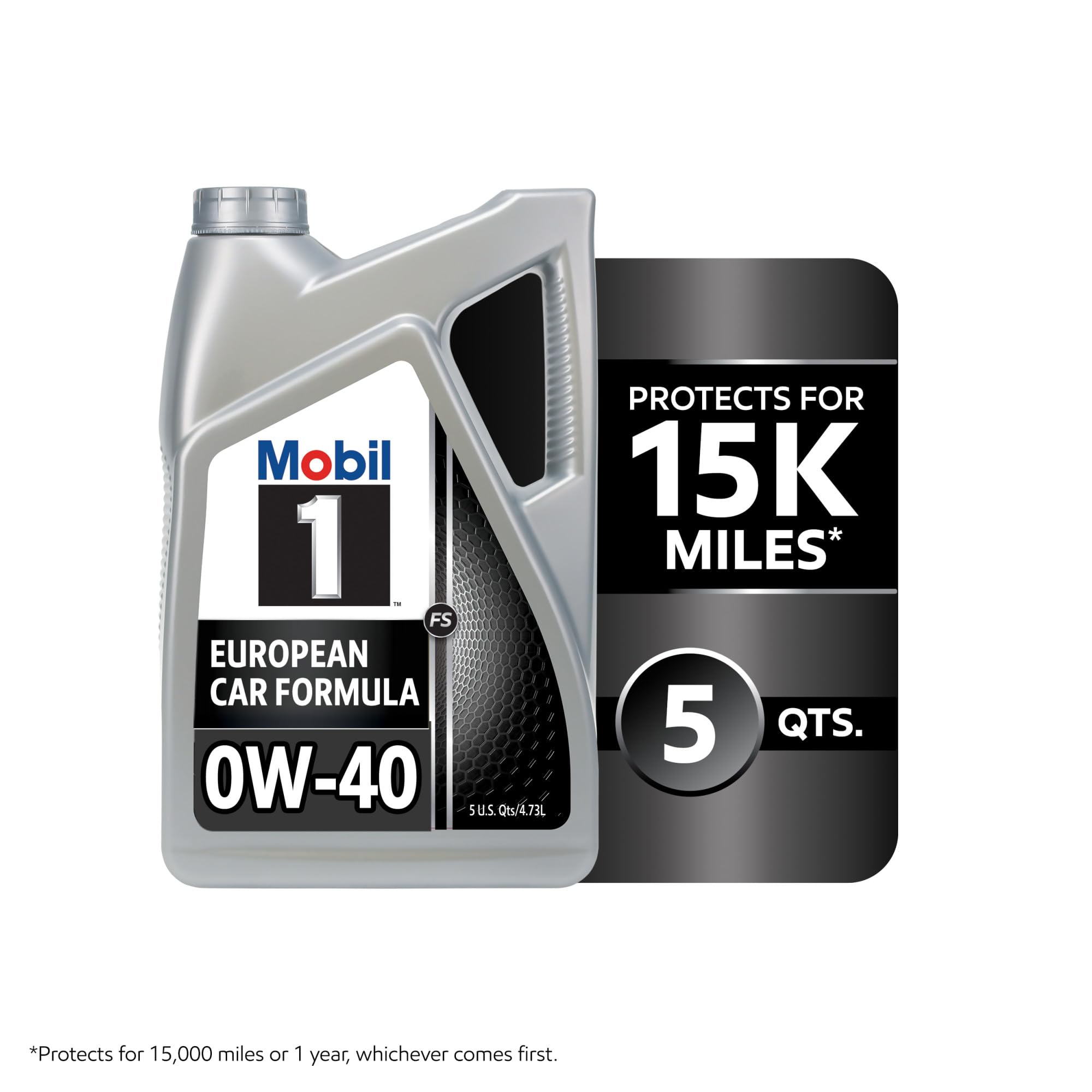 Amazon.com: Mobil 1 FS European Car Formula Full Synthetic Motor