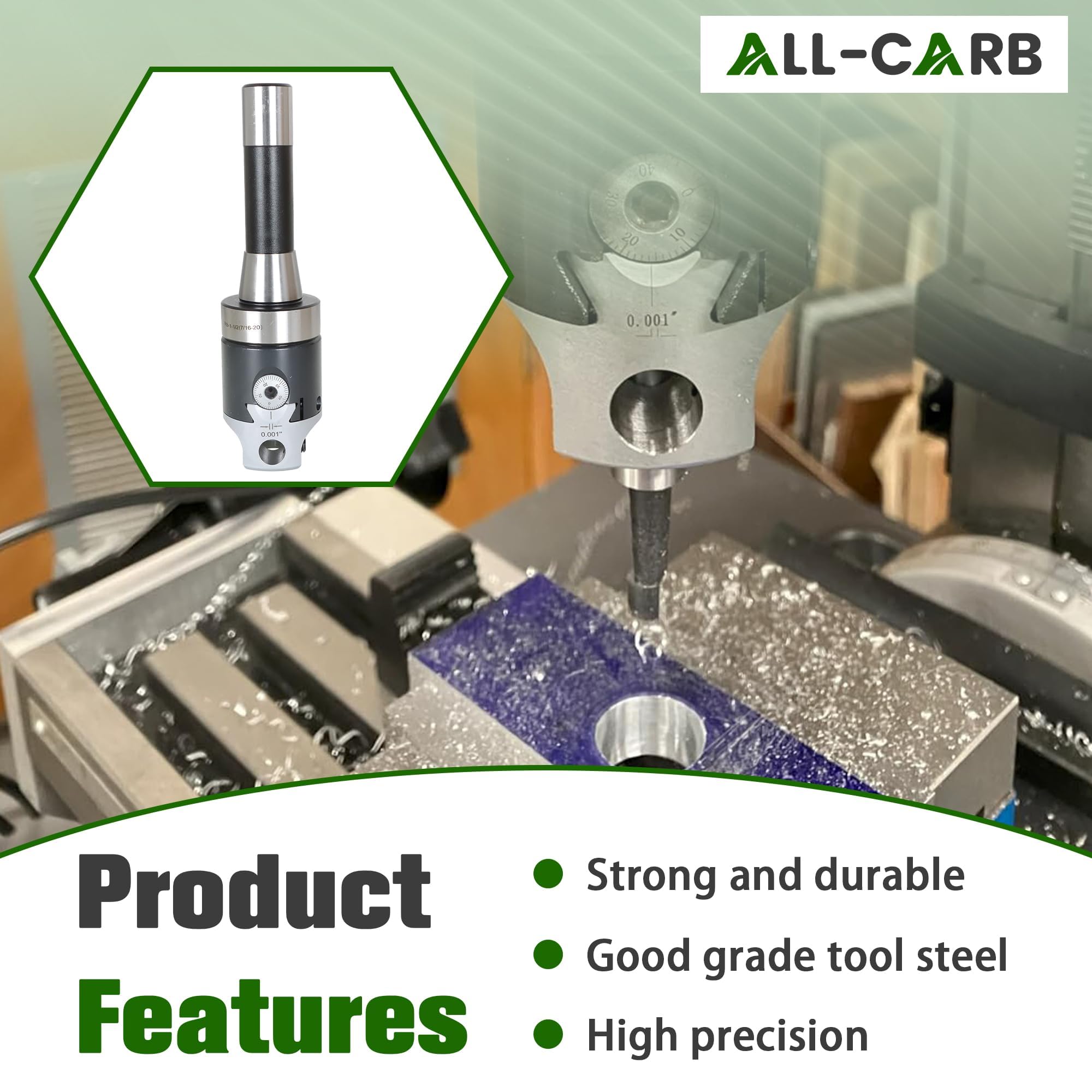 ALL-CARB Boring Bars - Carbide Boring Head Set -3