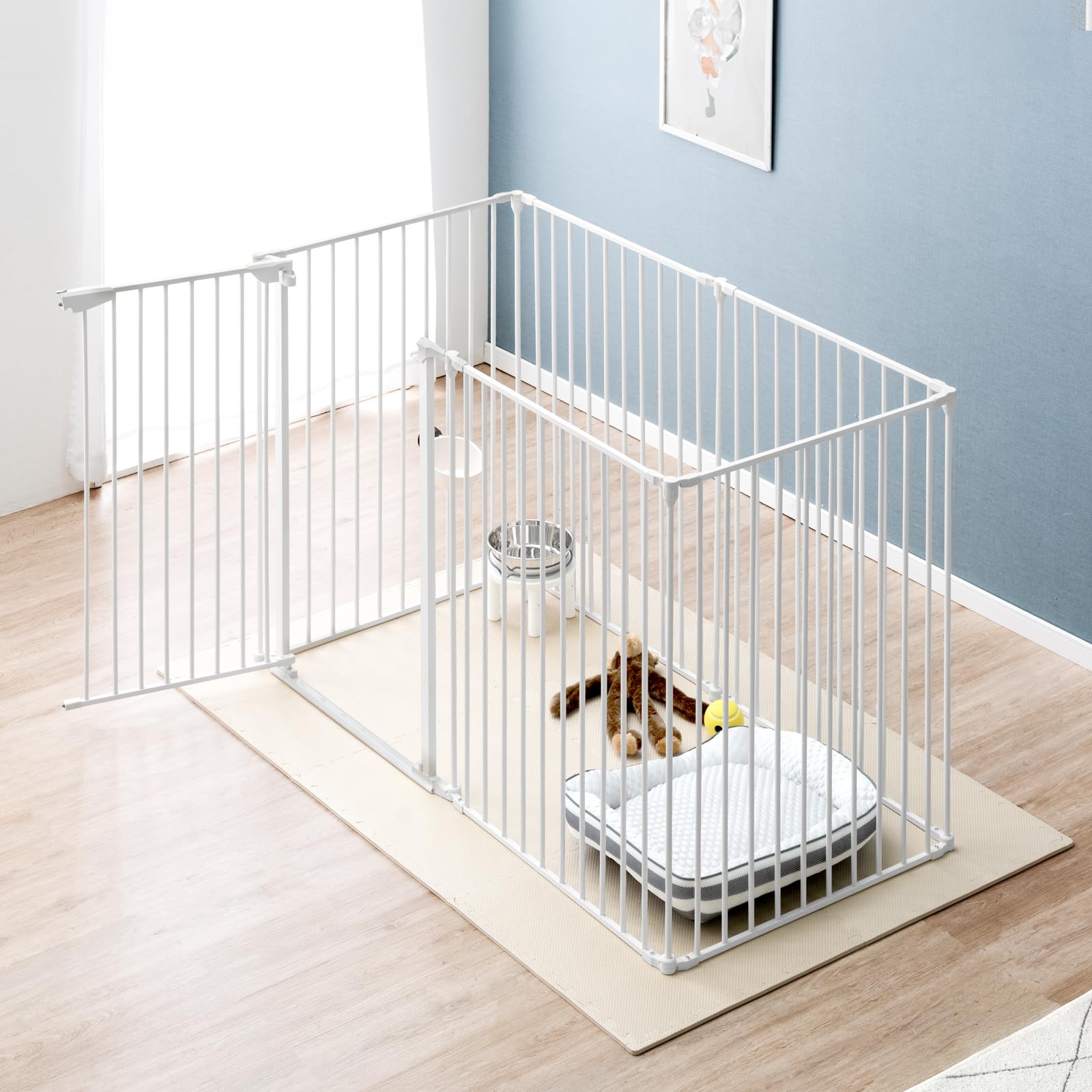 Amazon | タンスのゲン ペットサークル 6枚セット 高さ100cm バリア