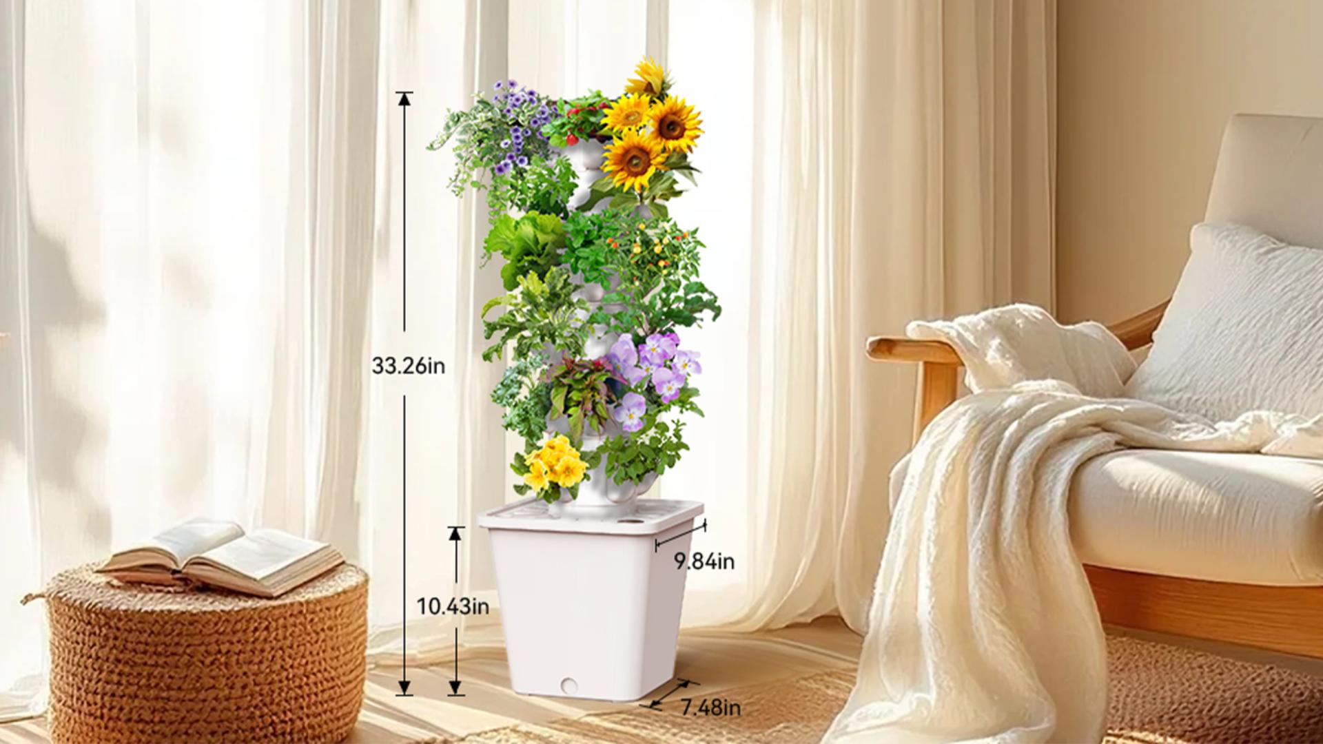 Amazon.com : SJZXUV Vertical Hydroponics Growing System Kit