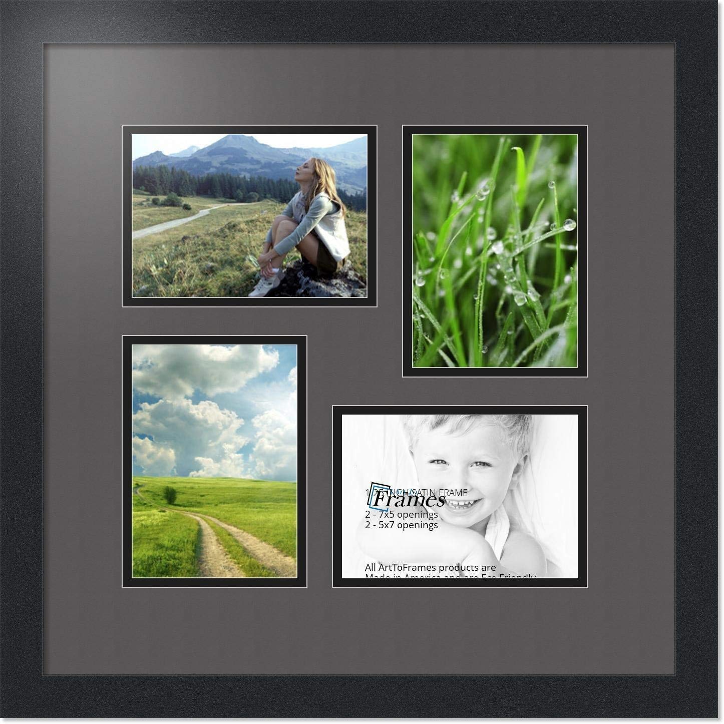 Amazon.co.jp: ArtToFrames コラージュフォトフレーム ダブルマット 4