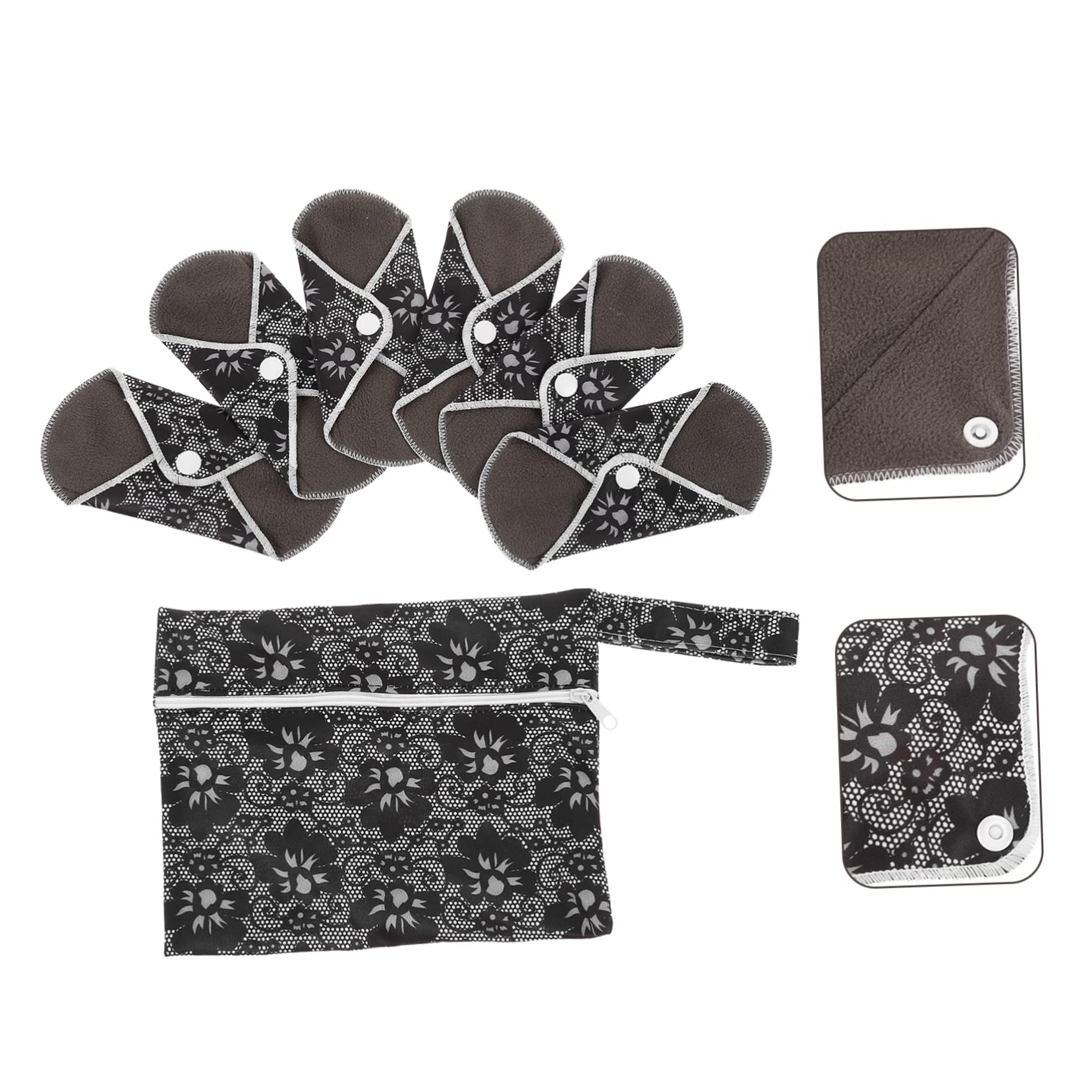 Healeved 18piezas Toallas Menstruales Reutilizables y Cómodas Para Mujeres Para Menstruación y Postparto Absorbentes y Ecológicas