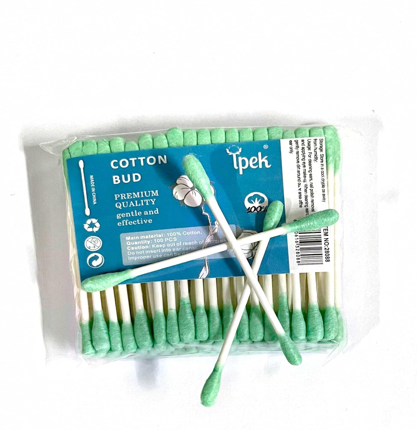 Cleaning Buds Wooden Cotton Swabs Eco Friendly Ear Swabs for Removing Ear Wax, Baby Care, Art & Craft etc. 100% Pure Cotton Buds-NEW-2026 (PACK OF 1-100 PCS)-picture-51