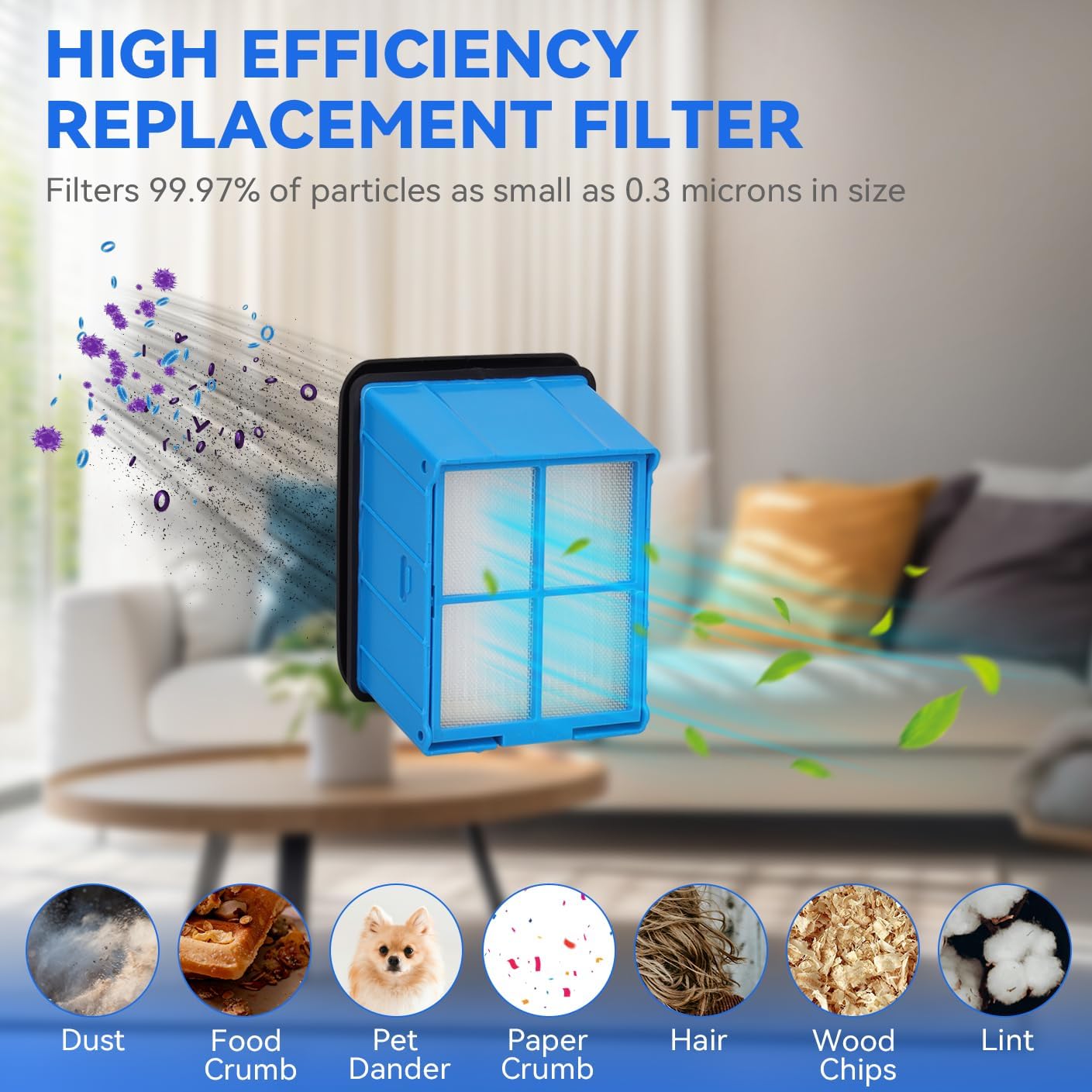 3930F Brush Roll Filter Replacement for Bissell Crosswave OmniForce Edge Cordless Multi-Surface Hard Floor Cleaner Wet Dry Vacuum 3930F/3933/v2/3999z, 3 Brush Rolls & 2 Filters Accessories
