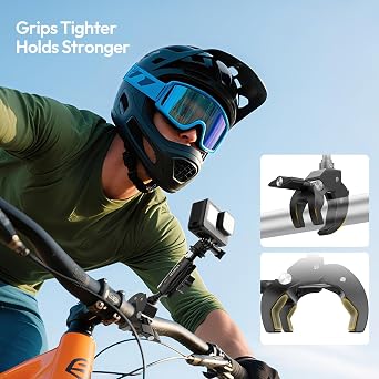 ULANZI R105 Super Clamp Camera Mount with 360 Dual Ballhead Magic Arm | Sturdy Y-Shaped 3-Claw Camera Clamp Mount for GoPro Hero 13/12/11/10/9, Insta360 X5/X4, DJI Osmo Pocket 3/2 Action 5 Pro/4