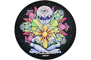 Pulsar DabPadz Round Dab Mat - Psychedelic Alien
