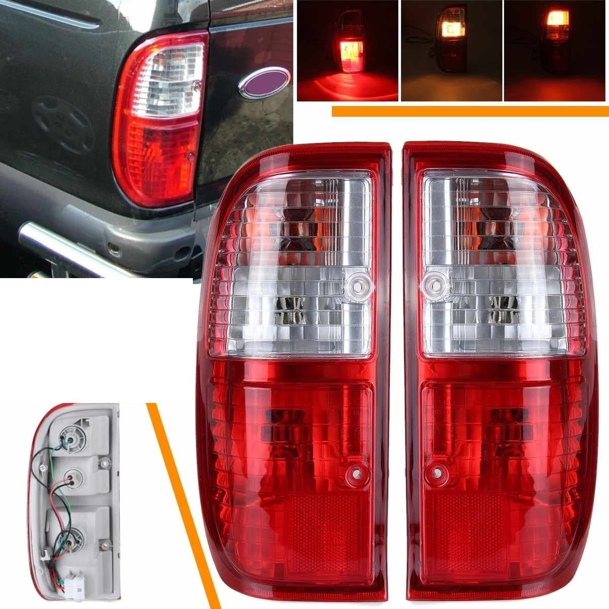 Coche Faro Trasero para Ford para Ranger 1998 1999 2000 2001 2002 2003 2004 2005 2006 Luz De Freno Trasera Izquierda/Derecha con Bombilla Y Cableado Coche Luces de Cola traseras (Color : 1pair)