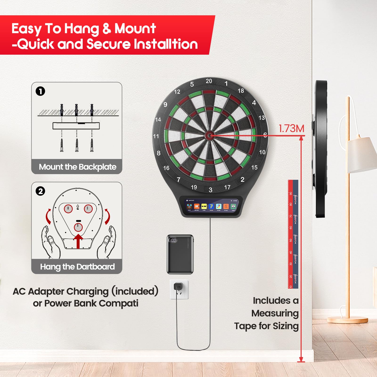 Amazon.co.jp: 電子ダーツボード ソフトチップ スマートダーツボード