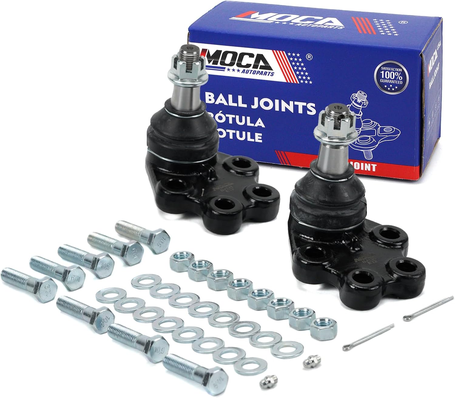 MOCA 2X Front Lower Ball Joints fits For Chevrolet 2000-2006 Suburban 1500, 2000-2006 Tahoe, For GMC 2003-2014 Savana 1500, 2003-2005 Savana 2500, 1999-2006 Sierra 1500, 2007-2007 Sierra 1500 Classic