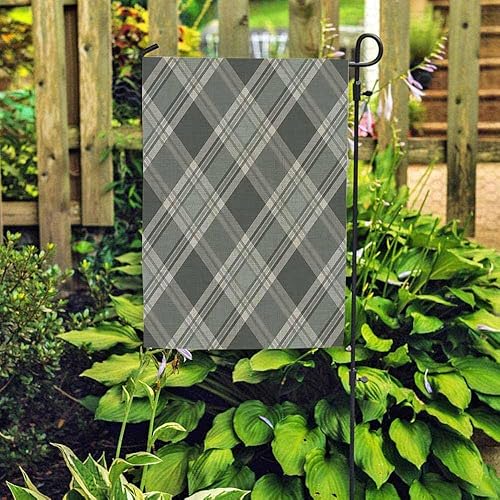 Miniatura 2 de Seamless Tartan Plaid Pattern Checkered Texture for Clothing Fabric Prints Web Home Textile 12X18 Small Garden Flag Burlap Vertical Double Sided