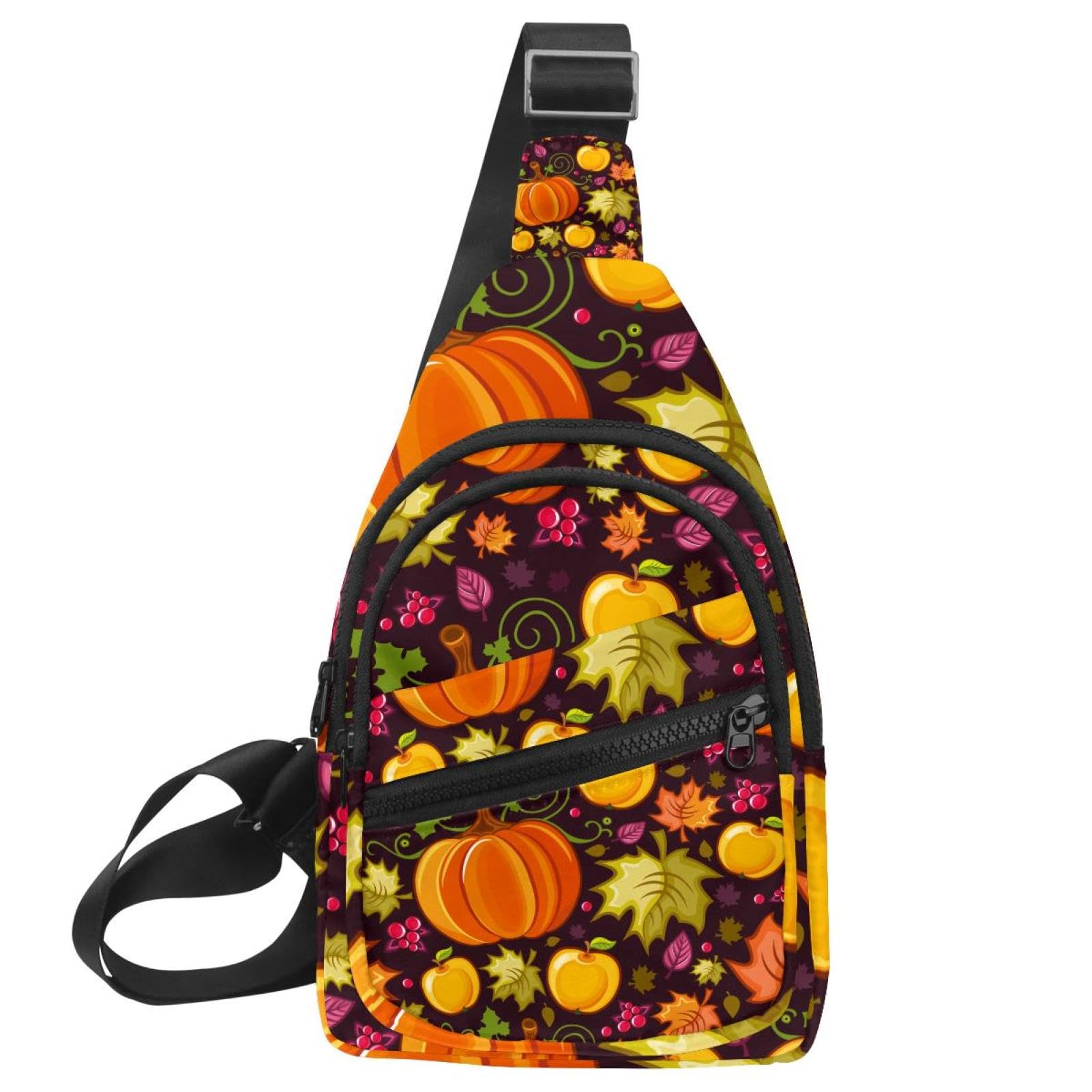 Sac de poitrine citrouille d'automne homme parfait pour vos balades urbaines de saison - 7