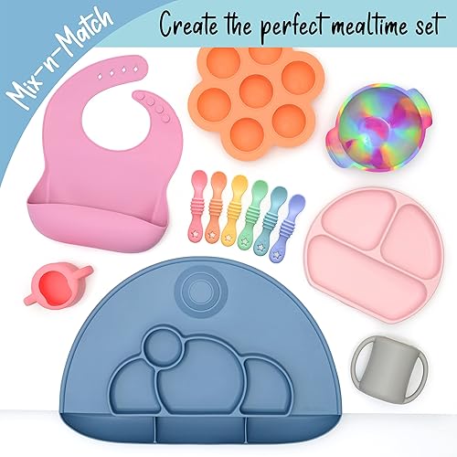 Miniatura 7 de PrimaStella Little Dippers - Cuchara de silicona para bebé de primera etapa, paquete de 6