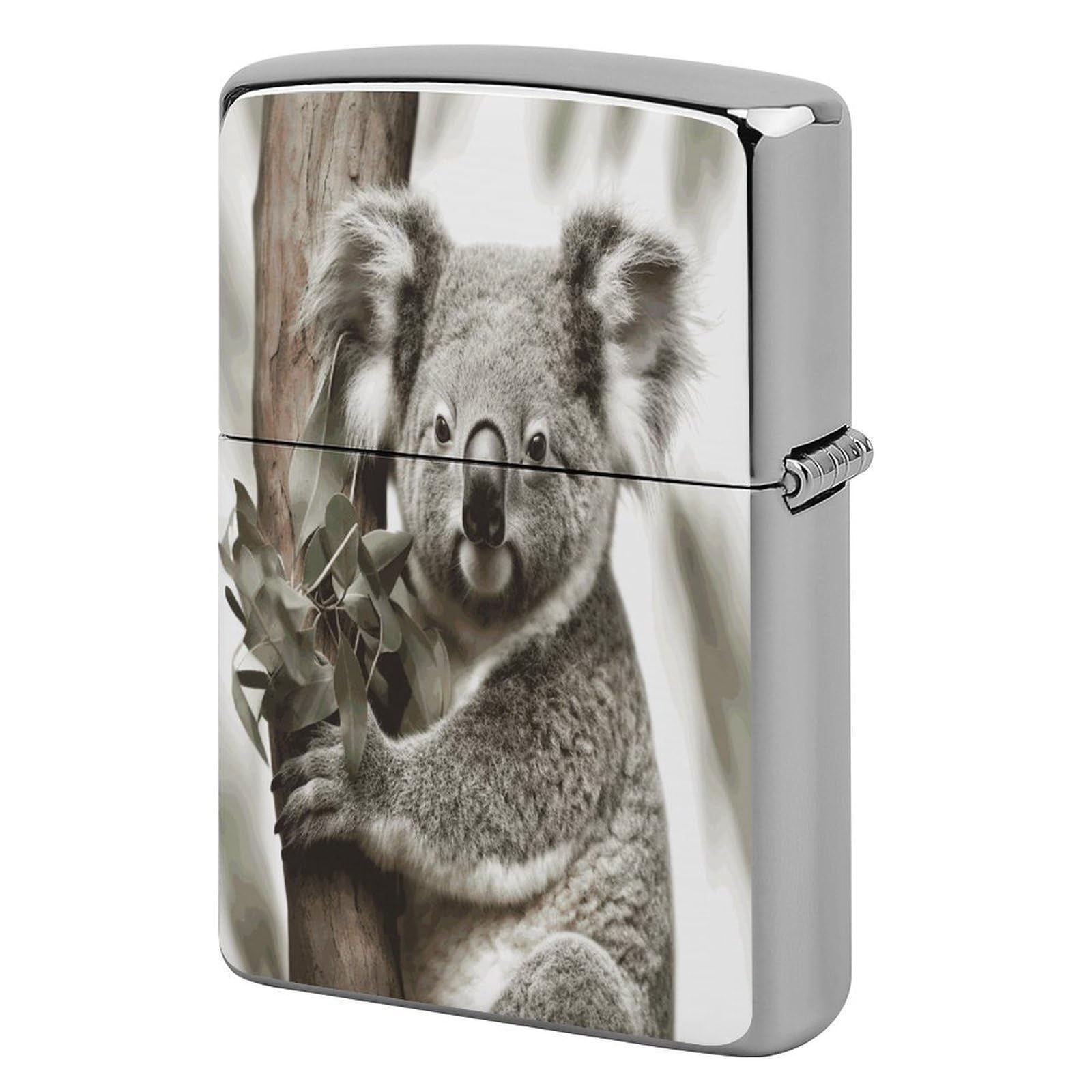 Fekiloot Style Koala Lighter Case Cover Metal Lighter Case