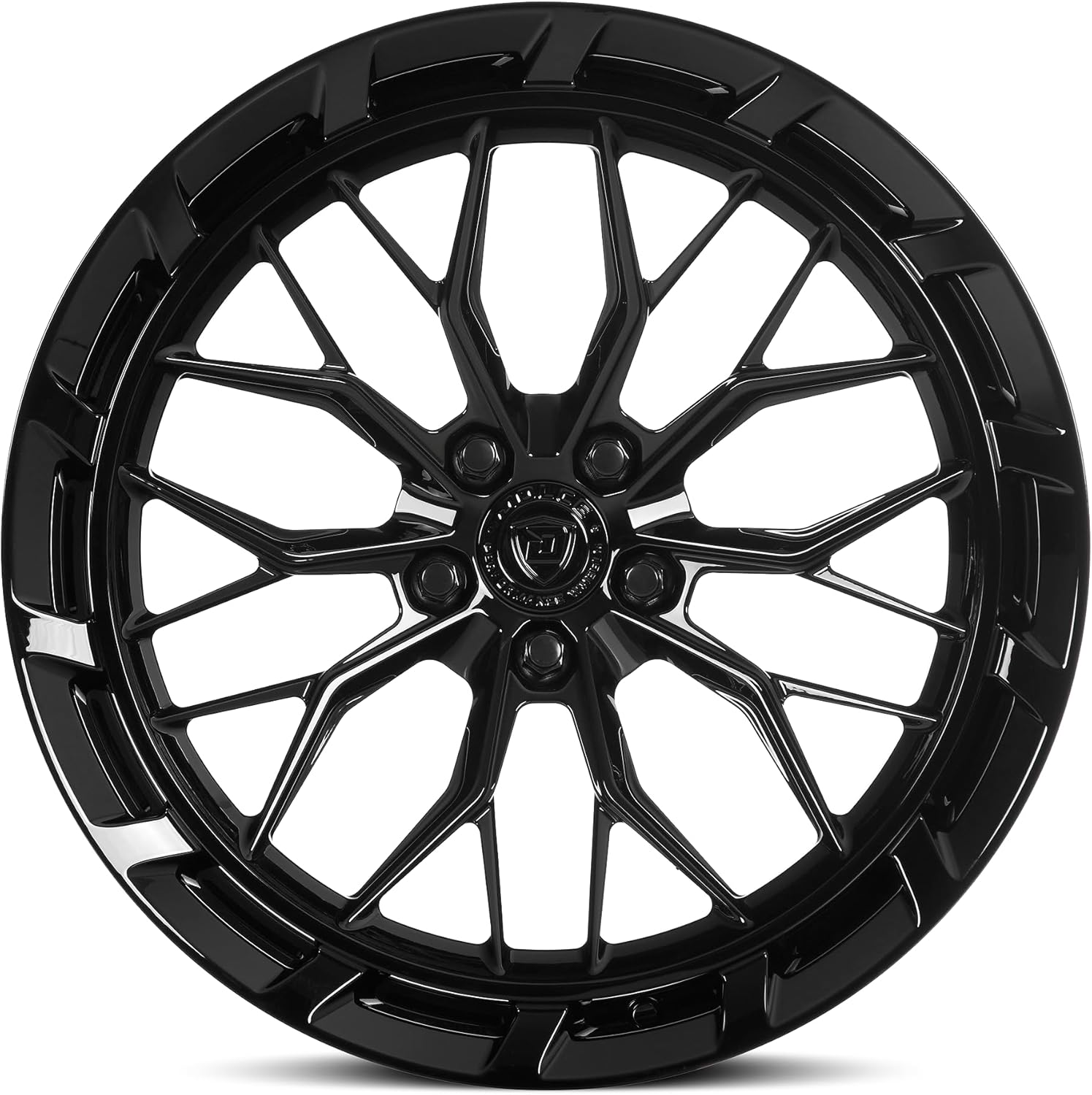 Part Synergy Replacement - Dolce Performance Magari 22x10.5 Wheel | 5x114.3 Bolt Pattern | +40 Offset | 73.1mm Hub Bore | Gloss Black Wheel