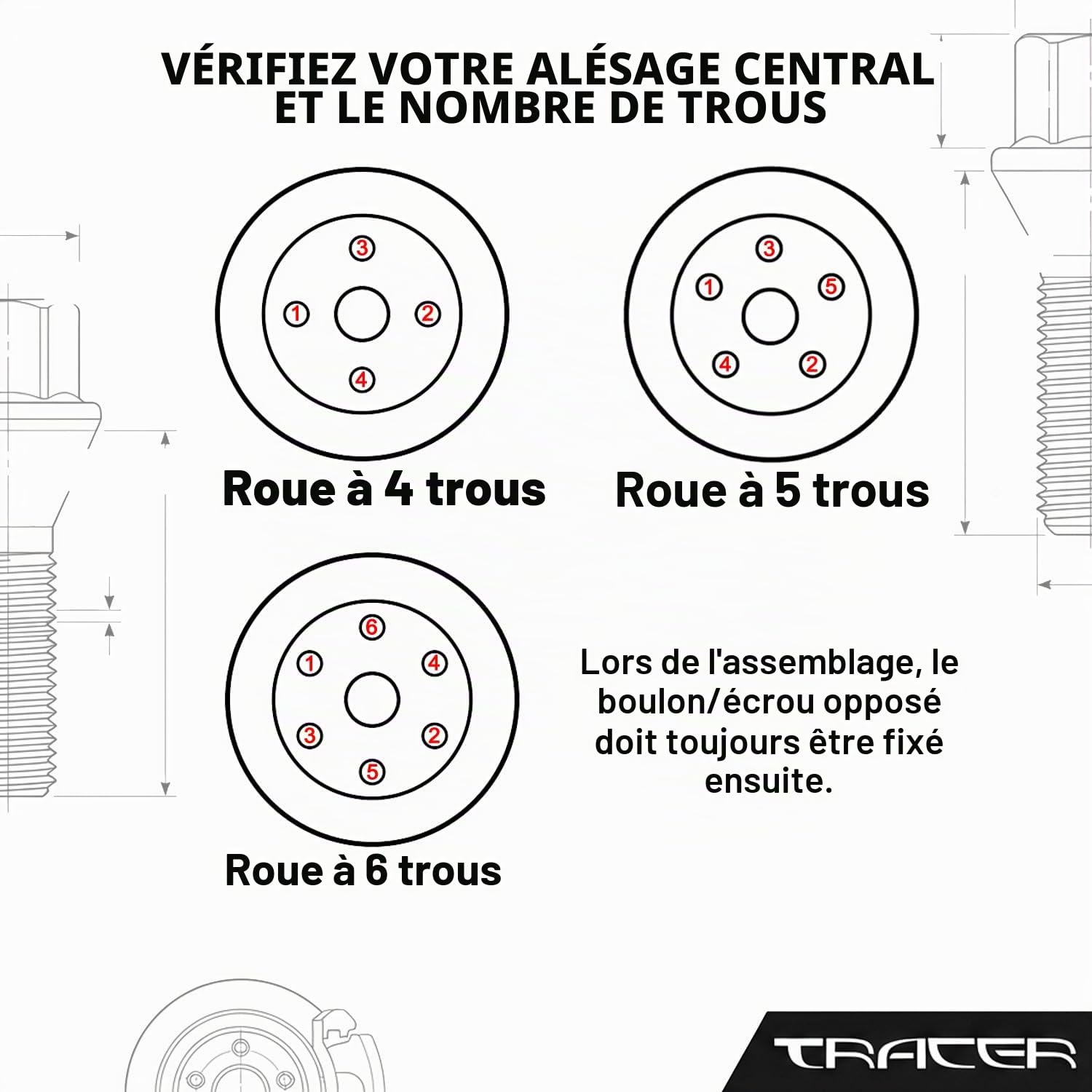 20 Écrous de roues jantes fermé m12 x 1,5 conique HO