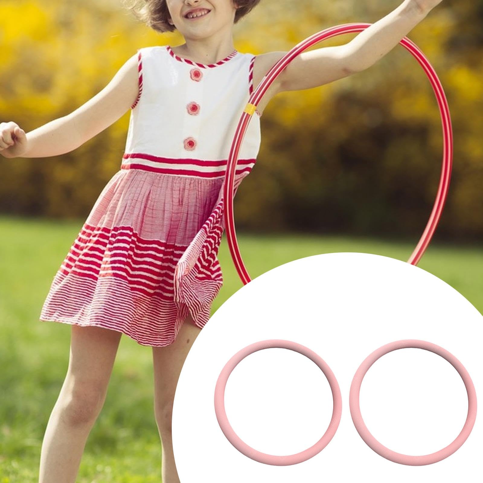 2 aros de brazo para fitness, deportes, ejercicio, masaje, aro de espuma de acero inoxidable, ligero, portátil, adecuado para entrenamientos, oficina en casa