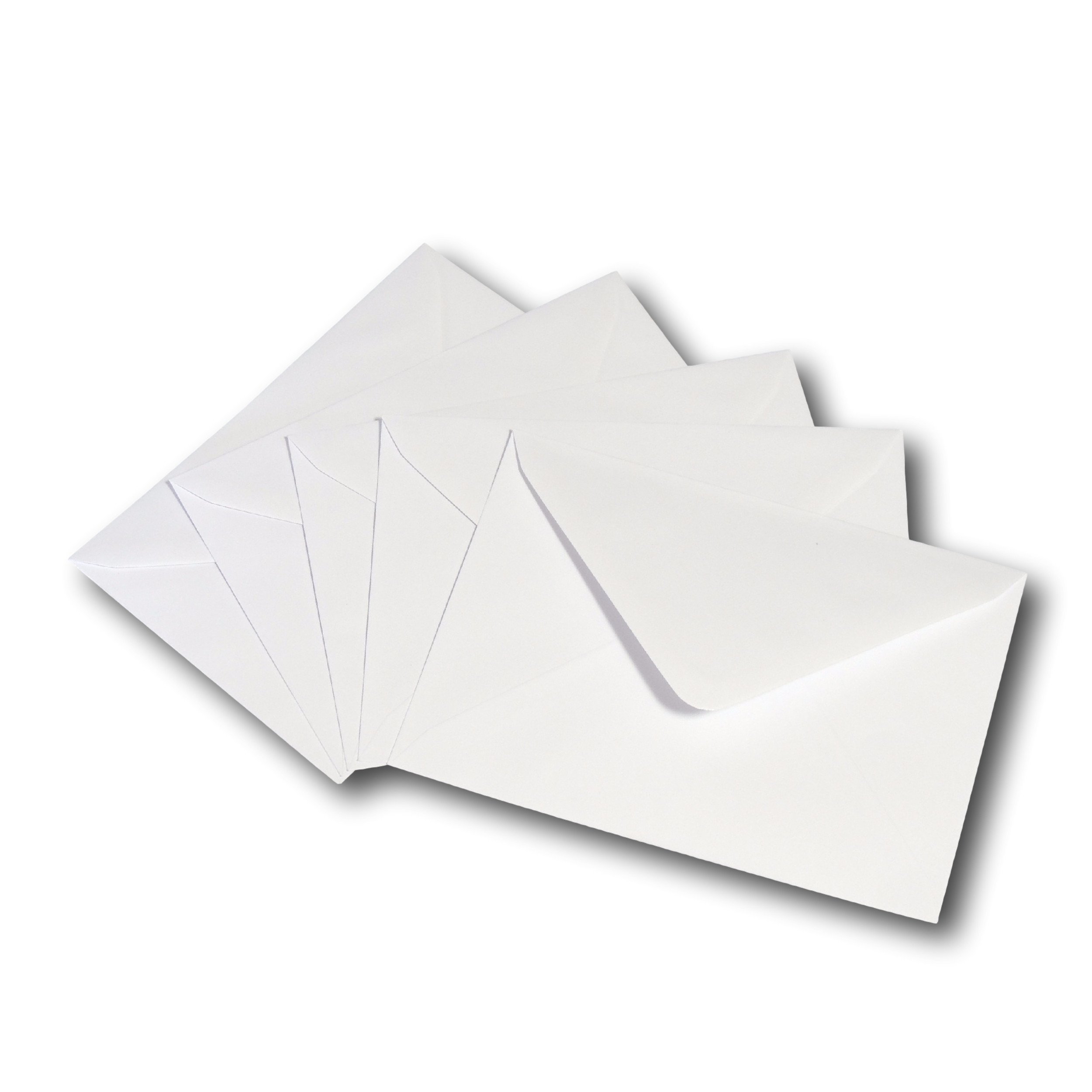 EPOSGEAR A6 / C6 162mm x 114mm 100gsm White Diamond Flap Gummed Greeting Card Invitation Envelopes (5000)