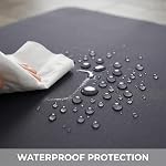 Splat Mat for Under High Chair/Arts/Crafts, WOMUMON Washable Spill Mat Waterproof Anti-Slip Floor Protector Splash Mat, Messy Mat and Table Cloth