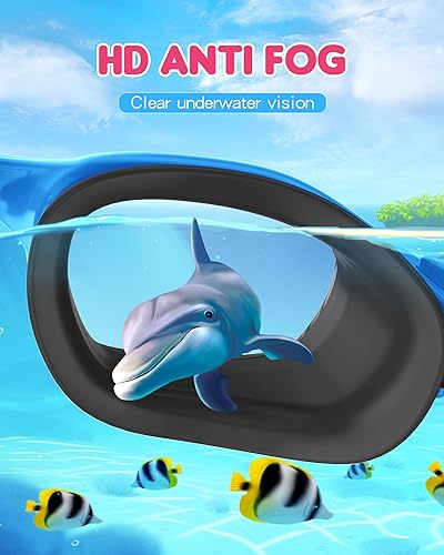 Miniatura 5 de Gafas de natación para niños, gafas de natación para niños de 6 a 14 años, antivaho con protección UV para niños y niñas