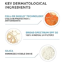 Vista 4 de La Roche-Posay Anthelios Protector Solar Mineral SPF 50 Loción Suave, Espectro Amplio SPF + Antioxidantes, Protector Solar para Rostro y Cuerpo