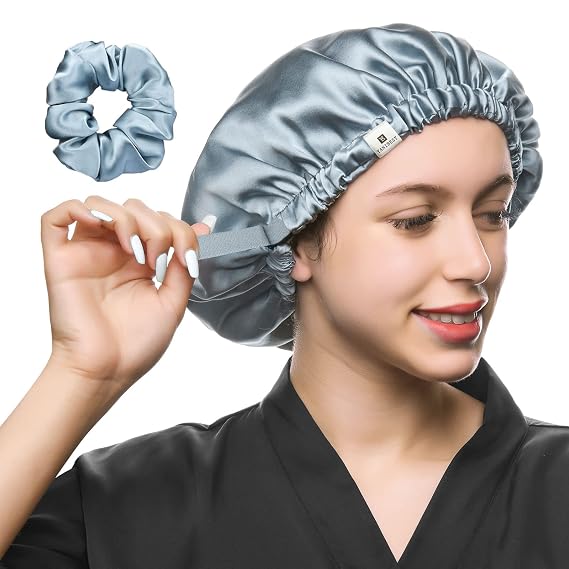 Mulberry Silk Sleep Cap SilK Bonnet for 