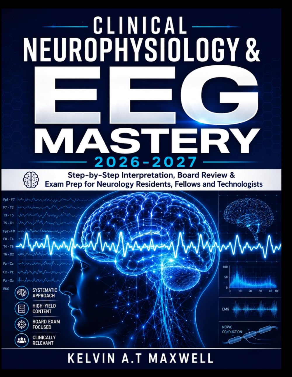 CLINICAL NEUROPHYSIOLOGY & EEG MASTERY 2026-2027: Step-by-Step Interpretation, Board Review & Exam Prep for Neurology Residents, Fellows and Technologists