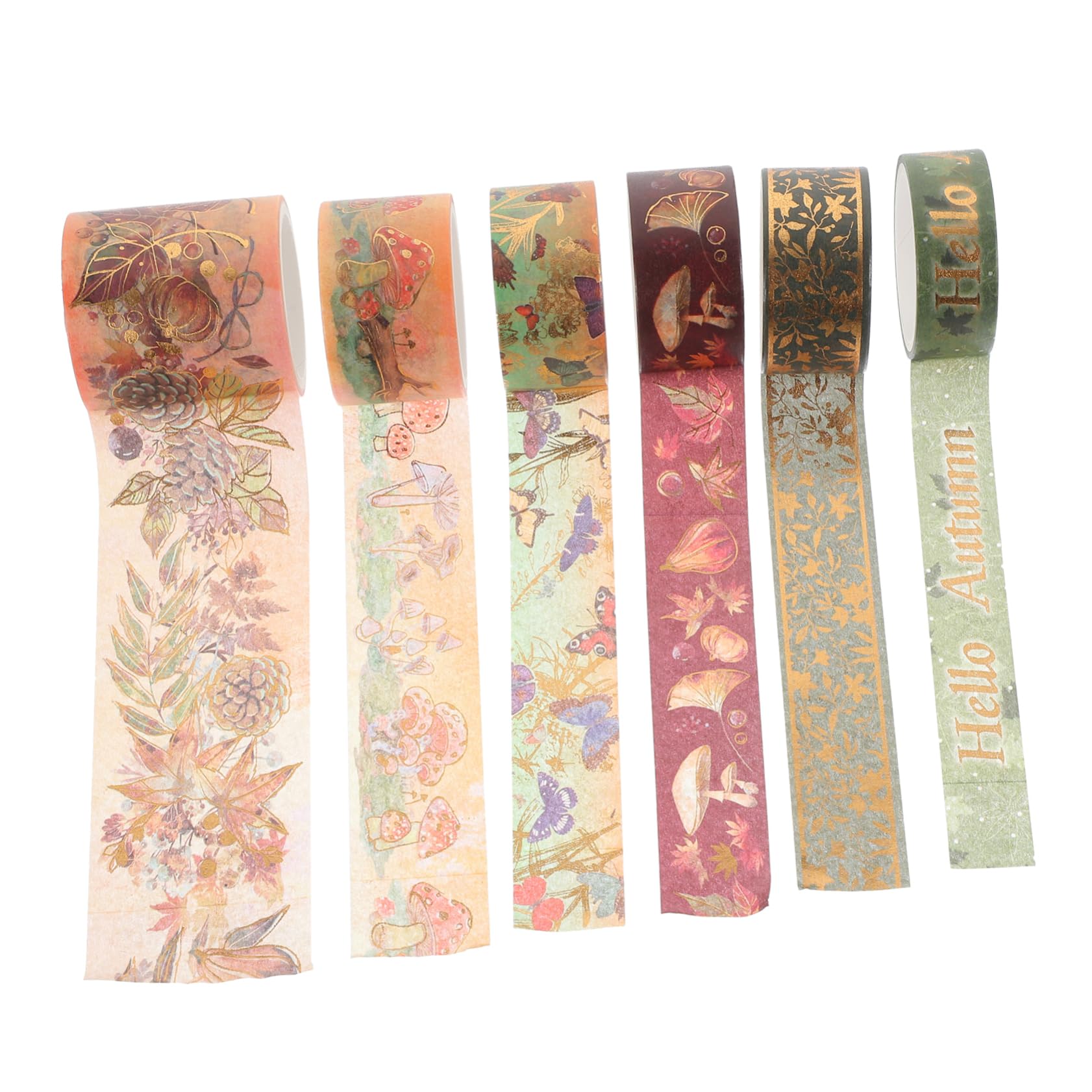 Operitacx 30rollen Washi Tape Mit Klebefilm Für Scrapbooking Und -dekoration Pro Kreative Gestaltung Mit Bunten Schmetterlingen Leicht Ablösbar Und Vielseitig Einsetzbar