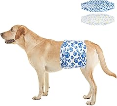 Dono 40K Disposable Male Dog Diapers for Dogs Leak-Proof Moisture Indicator, Quick Dry Gel Technology, Puppy Diapers for Excitable Urination, L