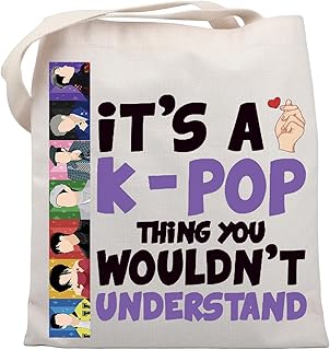 Bangtan Boys Gift Korean Group Army Canvas Shoulder Bag K-pop Army Members Fans Gift K-pop Characters Gift