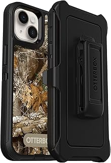 OtterBox DEFENDER SERIES SCREENLESS EDITION for iPhone 14 & iPhone 13 - REALTREE EDGE (Blaze Orange/Black/RT Edge)