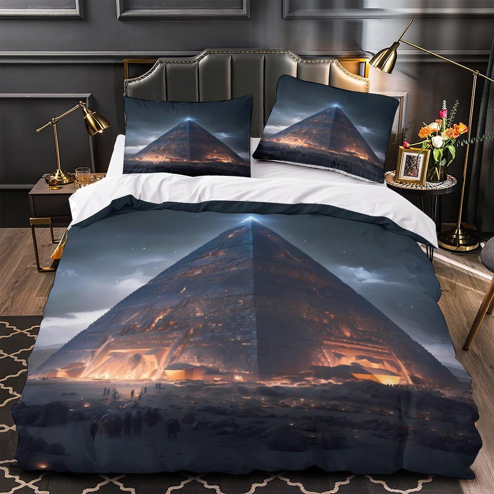 Parure de lit papillon hypoallergique pour un sommeil sain sans acariens