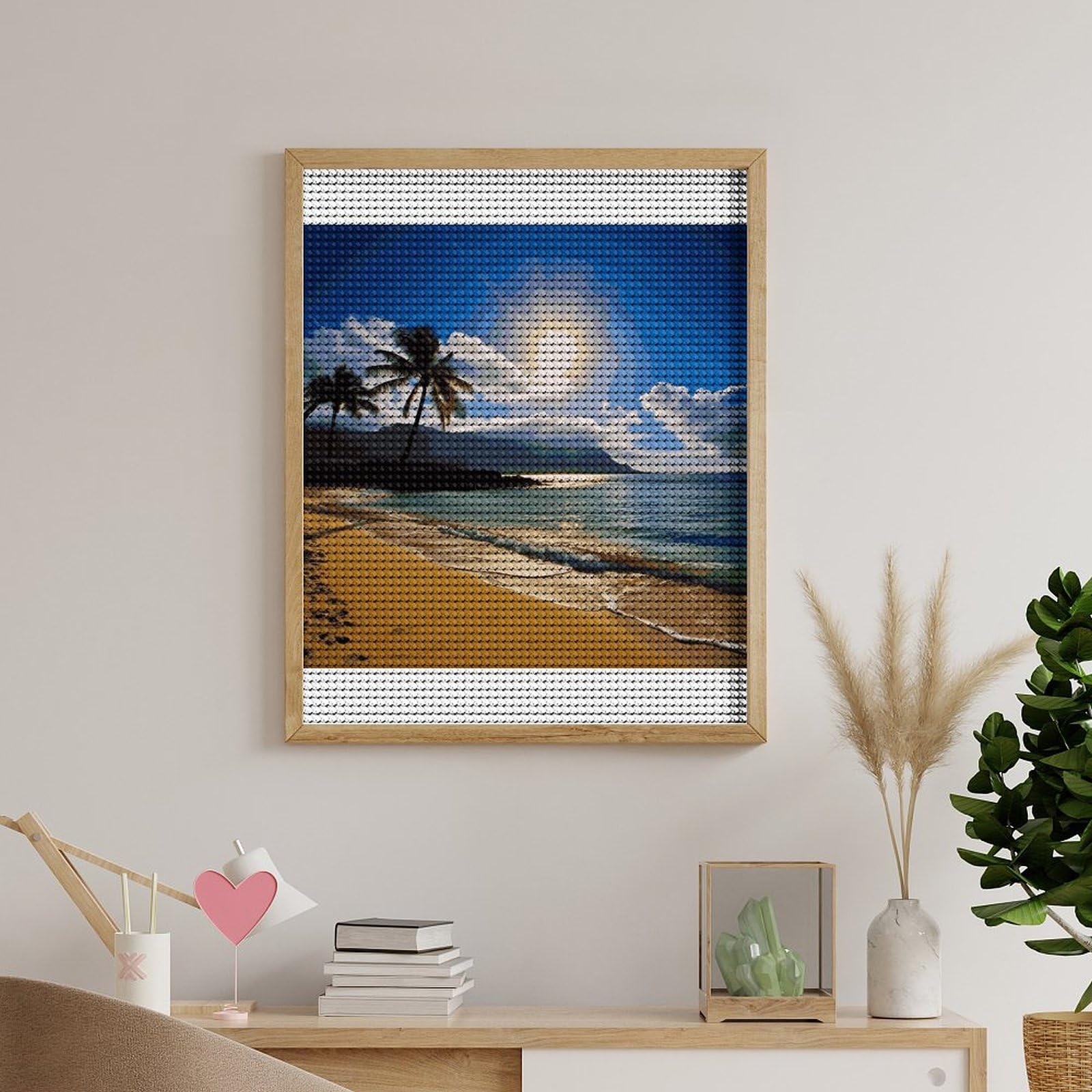 Diamond Painting Complet, 4 Pack Peinture Diamant 5D Complet, 5D