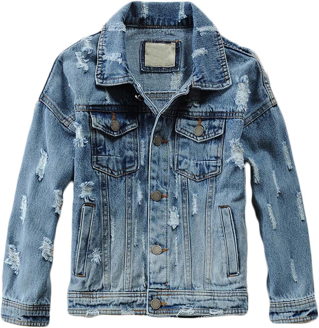 Maileflen Boys Girls Jean Jacket Ki…