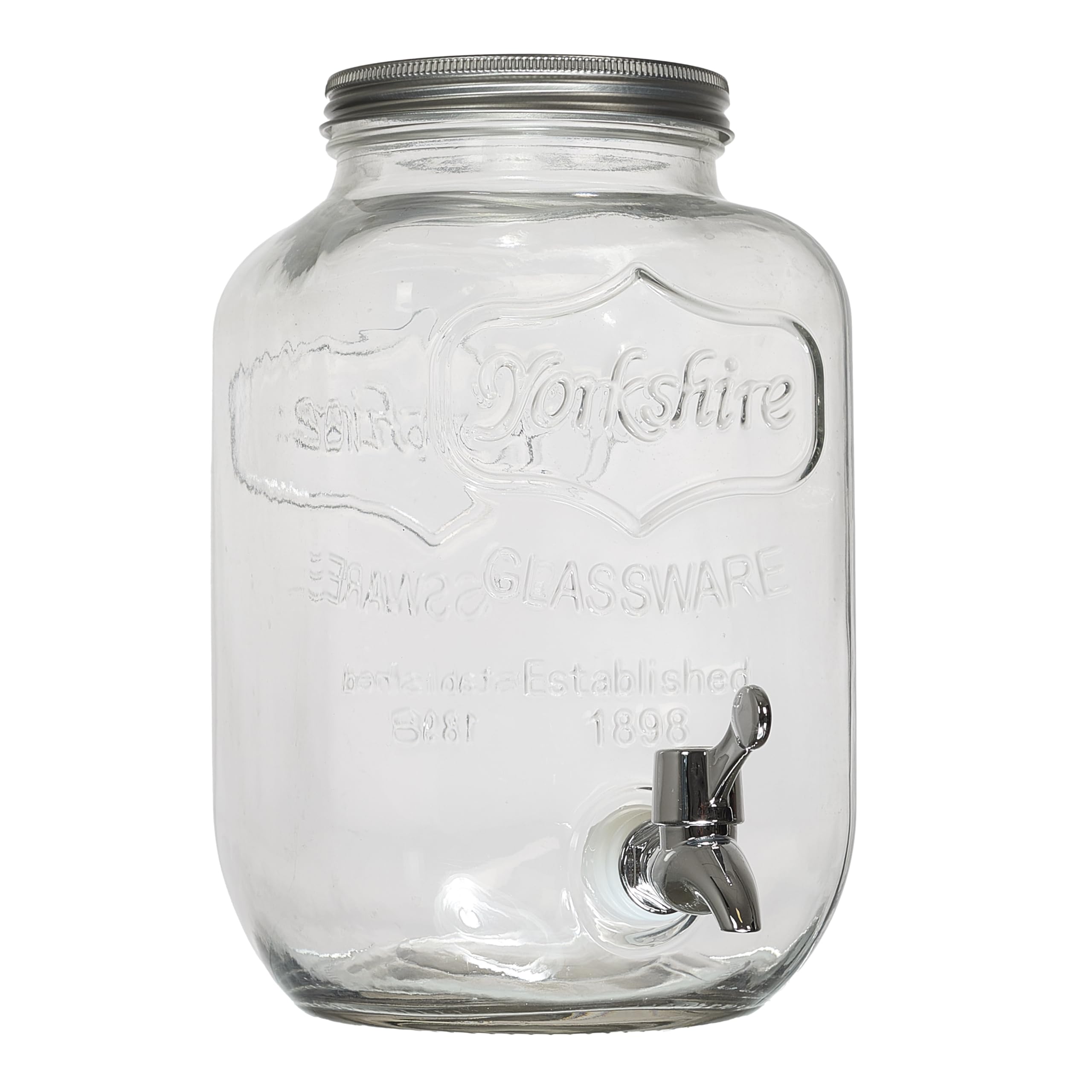 Saveur et Degustation KV7169 FONTAINE, bevanda in vetro, 4 l, trasparente, 15 x 15 x 25,5 cm