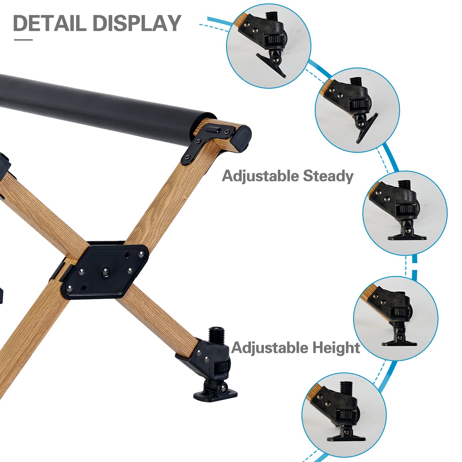 Support De Glacière Pliable Avec Sac De Transport, Antidérapant, Pour Camping, Randonnée, Barbecue, Cuisine, Pique-nique, Extérieur, Léger Et Pliable