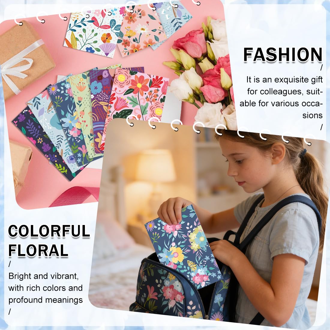 Lot de 12 mini-carnets de poche pour notes et idées