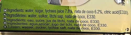 Miniatura 5 de Mong Lee Shang - Paquete de 5 bebidas de jugo de lichi con gelatina de coco, 11 onzas líquidas cada uno y 1 bebida de jugo de mango y mentón de 10.8